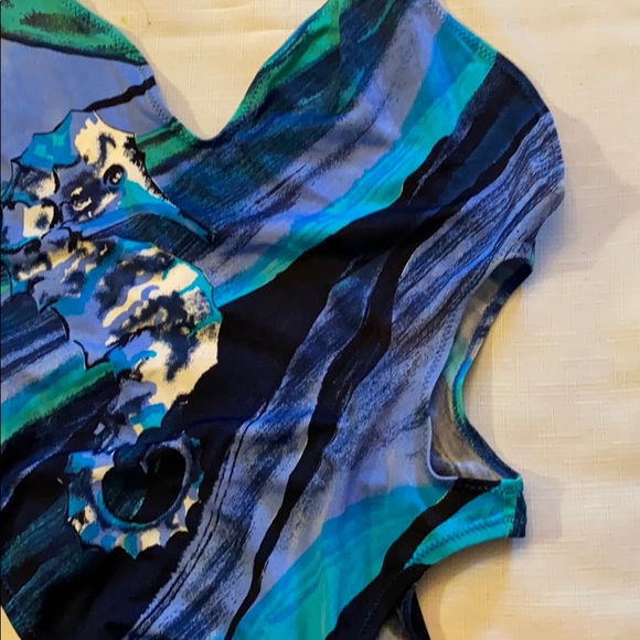RARE 90s DU LOREN PLUNGING DEEP CUTOUT SEXY ONE PIECE SWIMSUIT ⭐️⭐️⭐️⭐️⭐️ - Picture 10 of 13